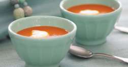 Sopa de tomates asados